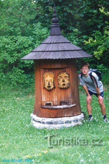 Beehive by the cave