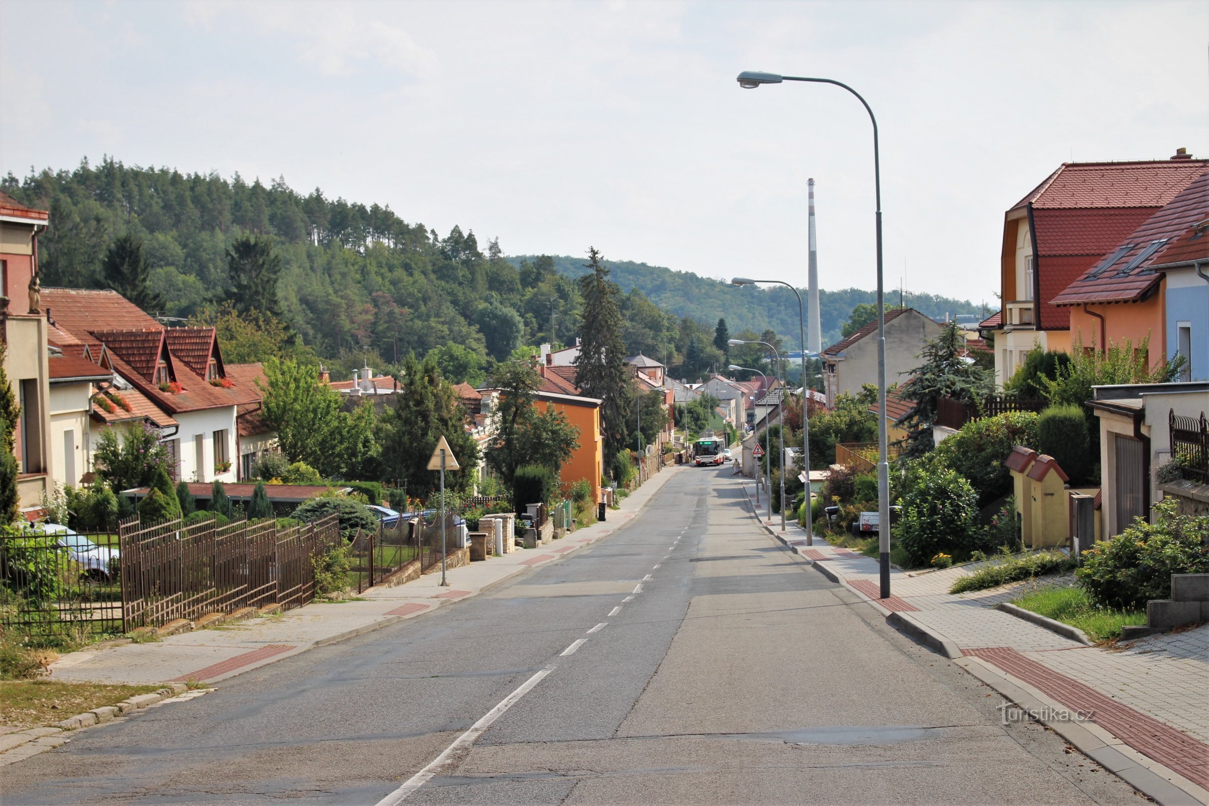 Tumanňanova Street is the central street of the village