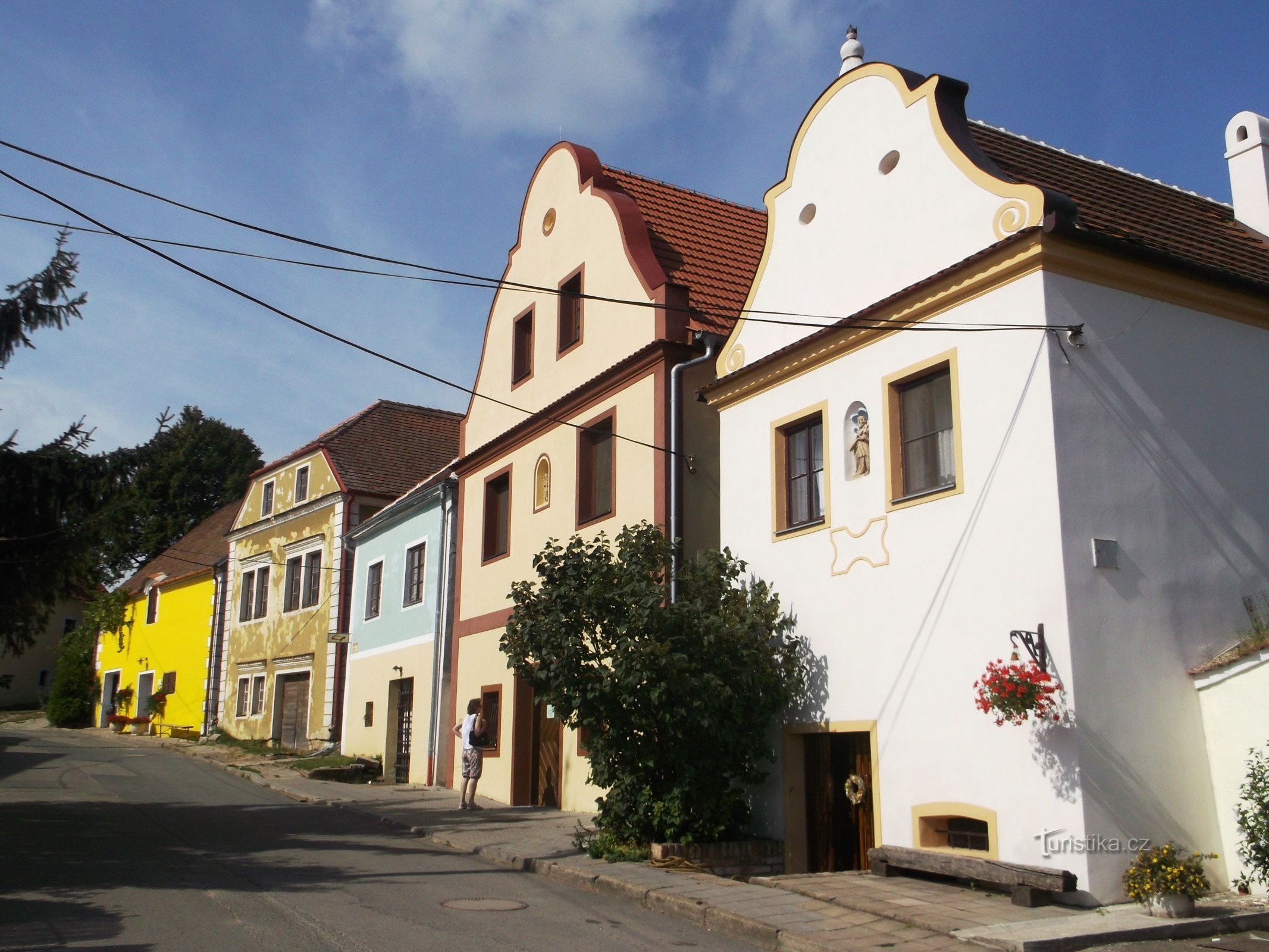 callejón en el pueblo