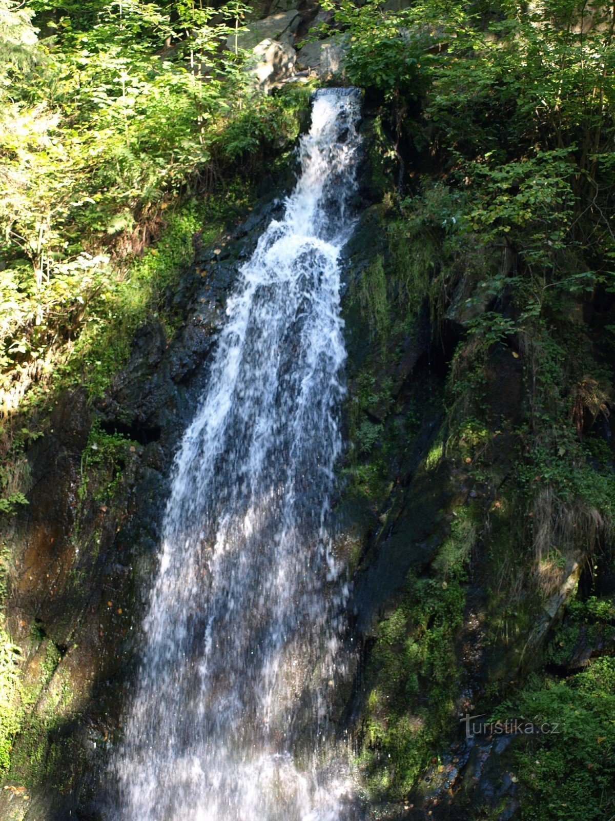 Man-made waterfall.