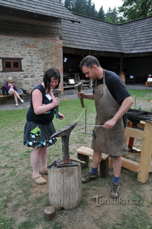 Artistic blacksmithing