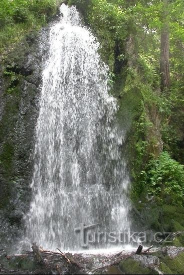 künstlicher Wasserfall