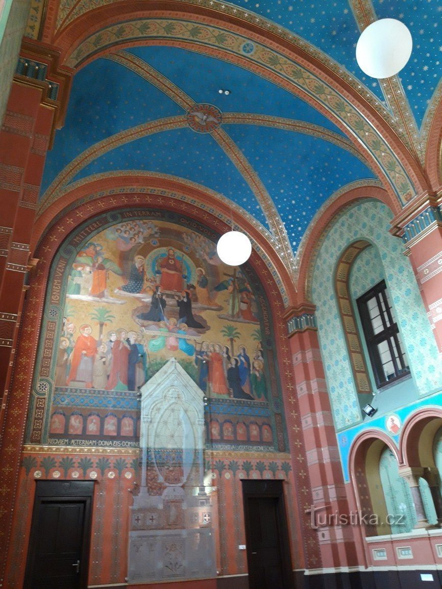 The unique Beuron Chapel in the Teplice Spa