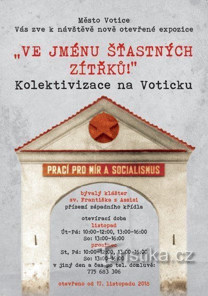 Edinstveno razstavo o kolektivizaciji češkega podeželja si lahko ogledate od 17. novembra 2018