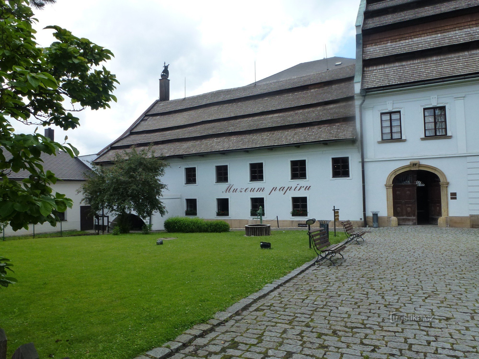 The unique paper mill also survived the witch trials of Velká Losina