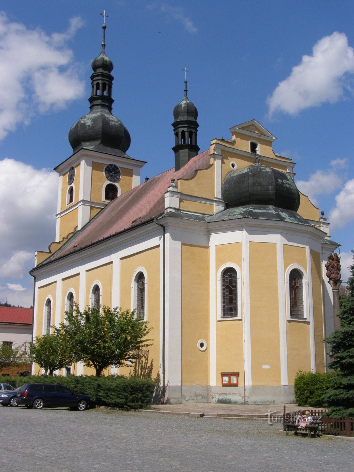 Úpice - Kirche St. Jakob der Größere