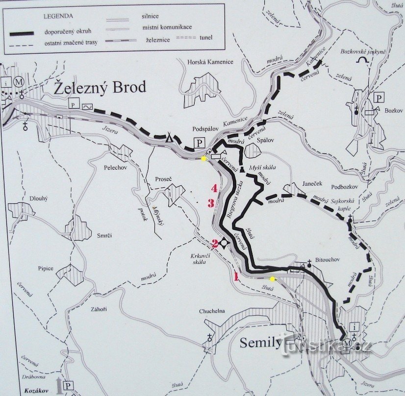 Carte modifiée depuis le panneau d'information