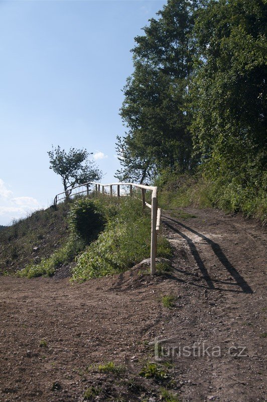 Modifizierte Zufahrtsstraße