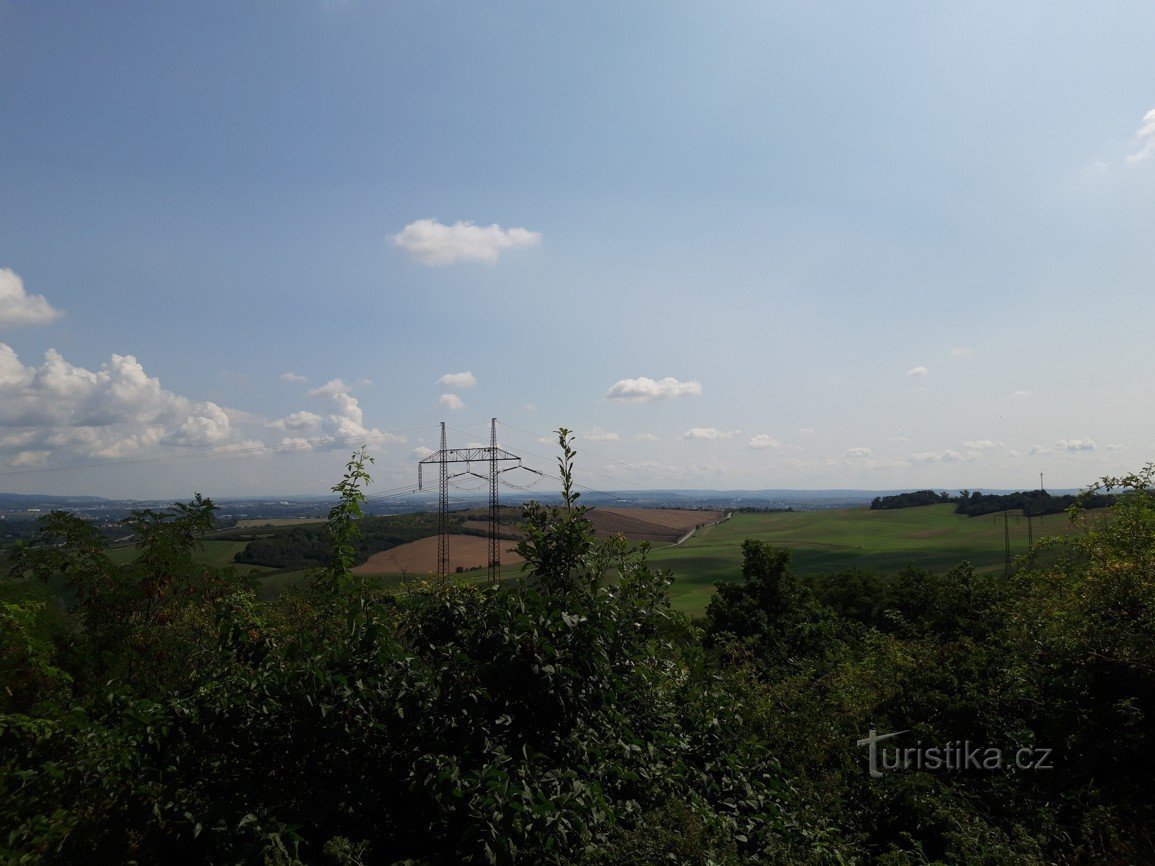 Urbans kulle i Bobravská vrchovina