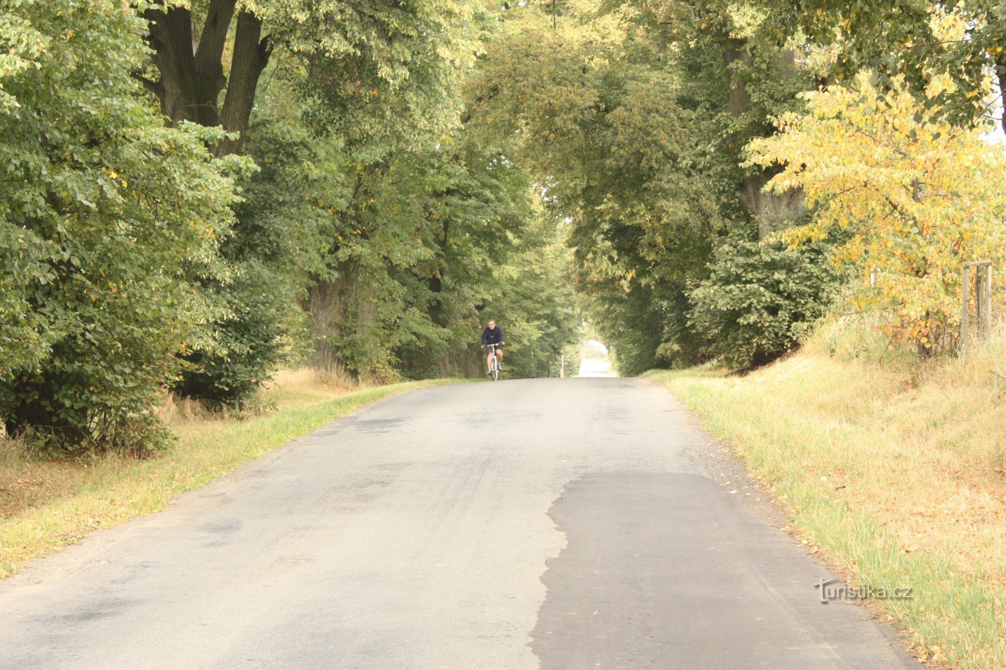 The section between Zdounki and Bunč - uphill