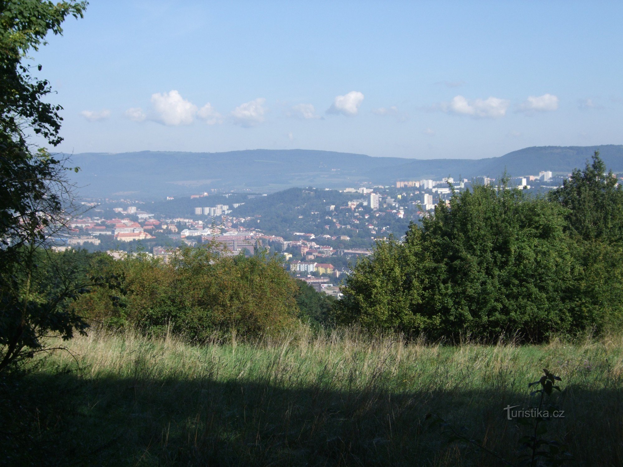 Ústí nad Labem fra Soudné vrch