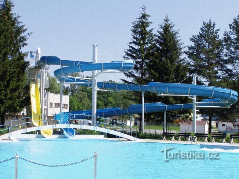 Ústí nad Orlicí - aquapark, koupaliště (foto pořízeno z webu provozovatele)