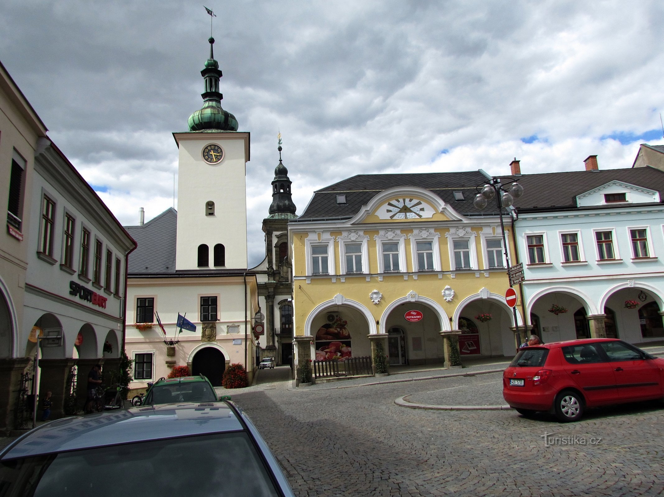 Ústí nad Orlicí - le plus beau marché de la ville