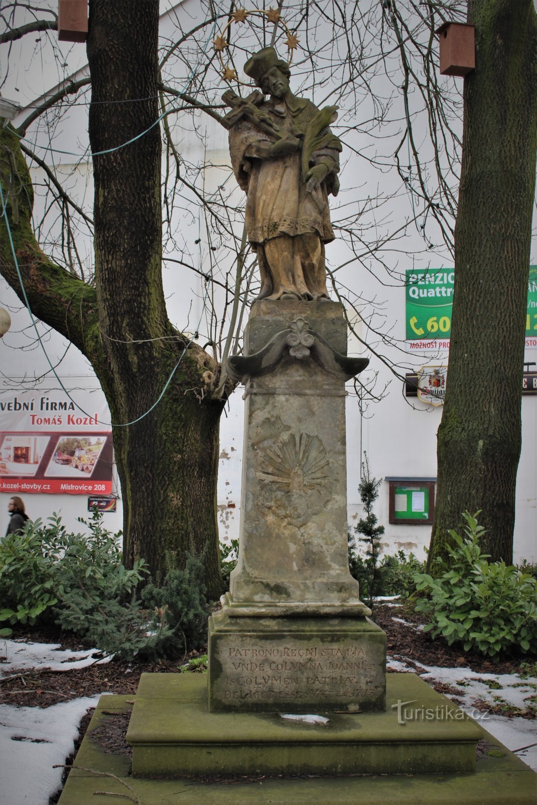 Ústí nad Orlicí - statue of St. Jan Nepomucký