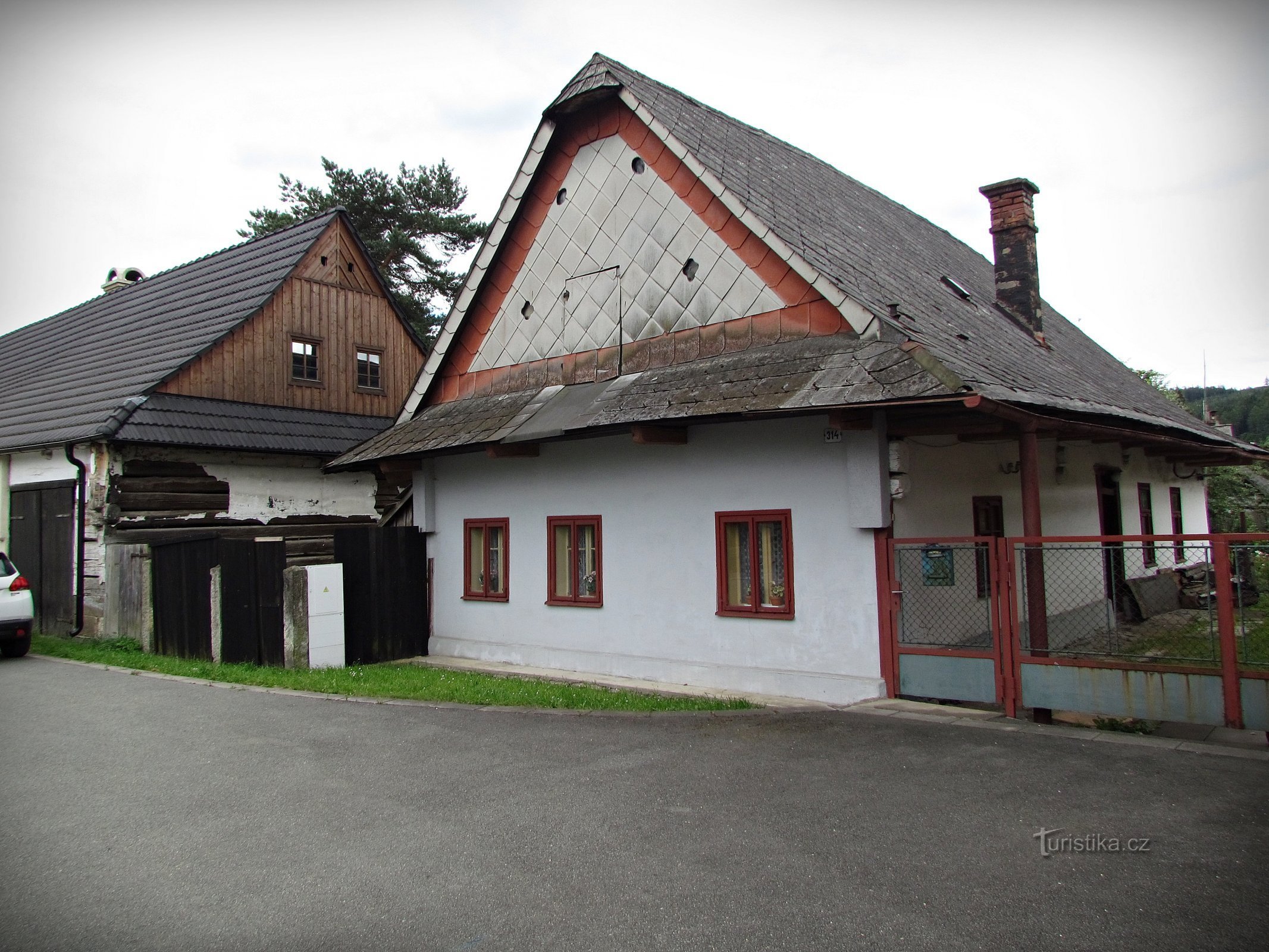 Ústí nad Orlicí - un groupe de maisons de tissage