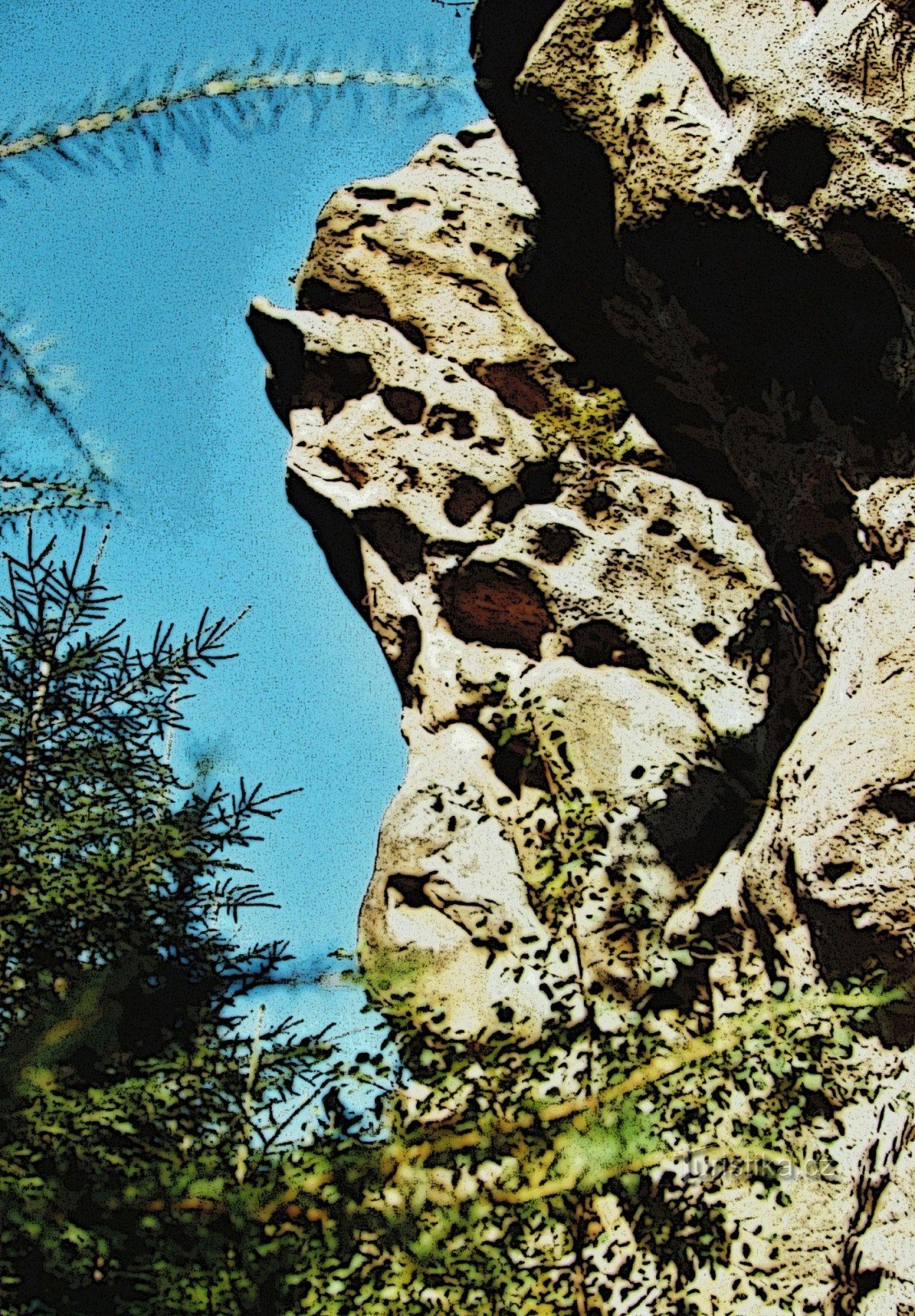 útesy Dolních skal