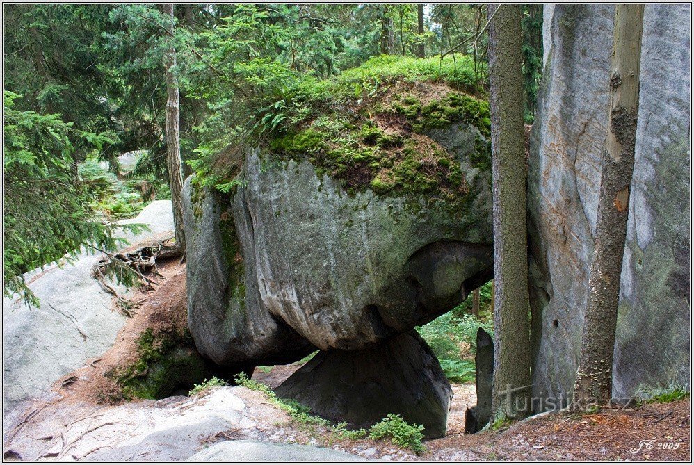 The Severed Head formation in Kočí skály