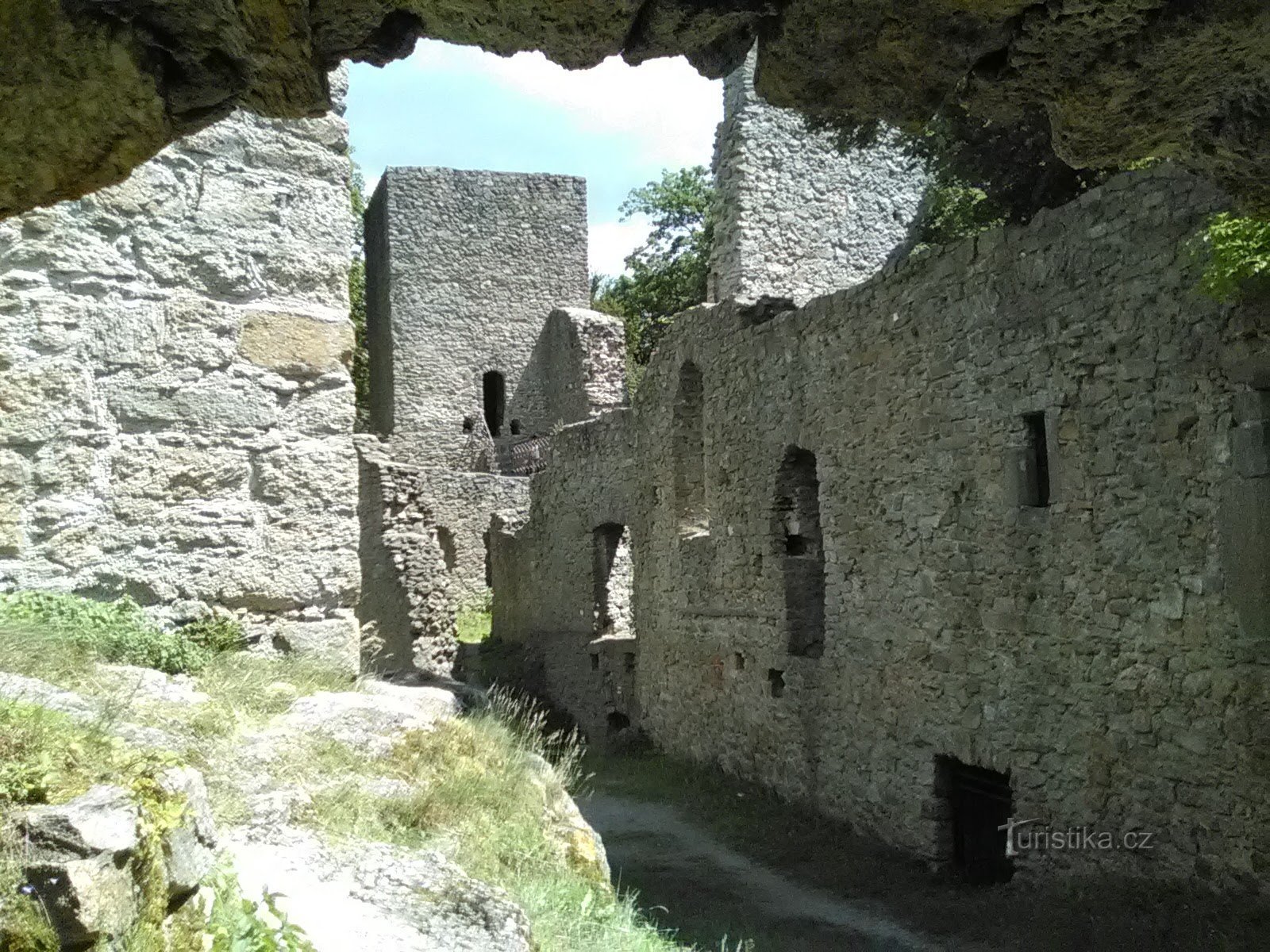 A l'intérieur du château...