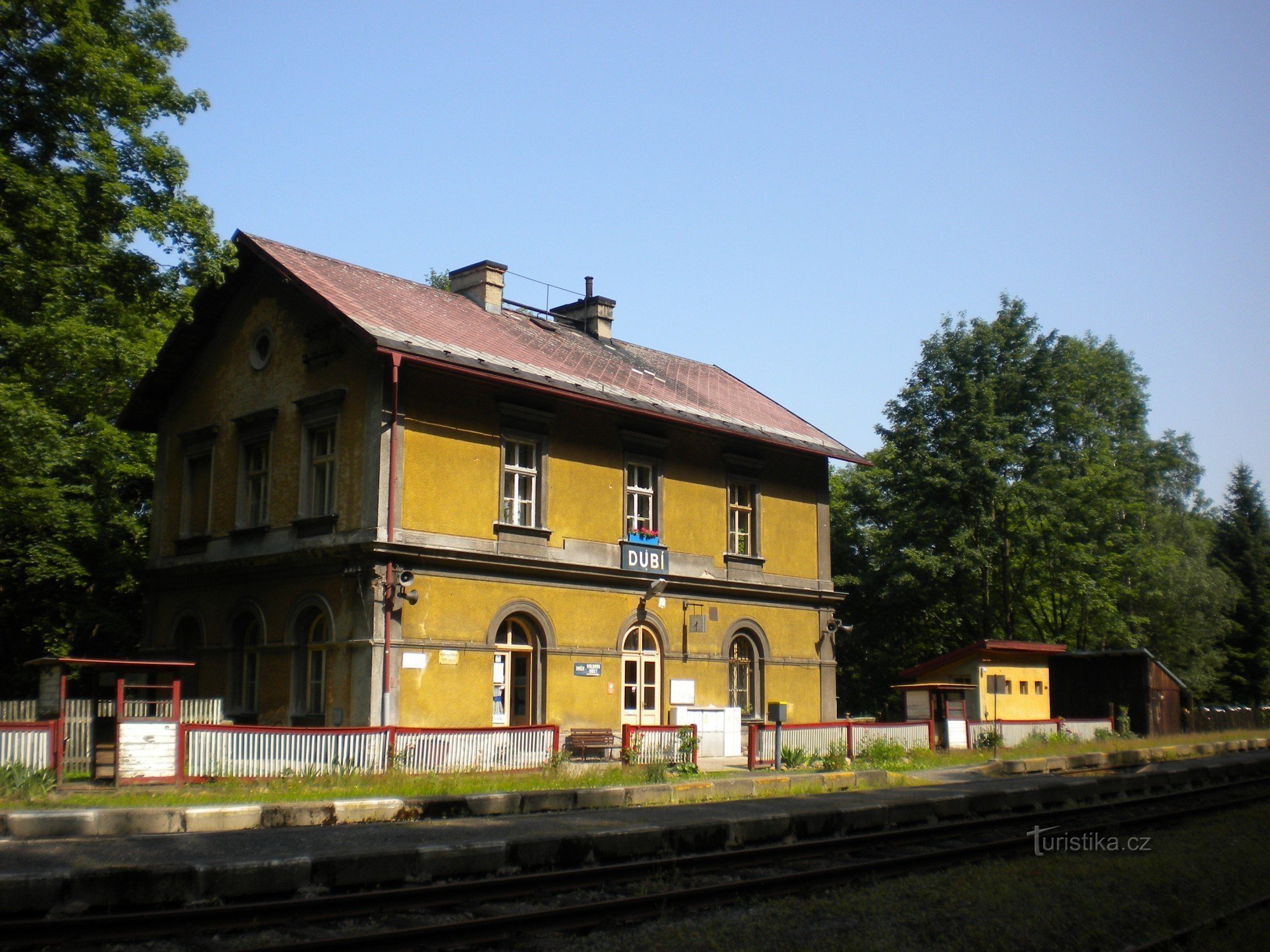 Headland railway station Dubí