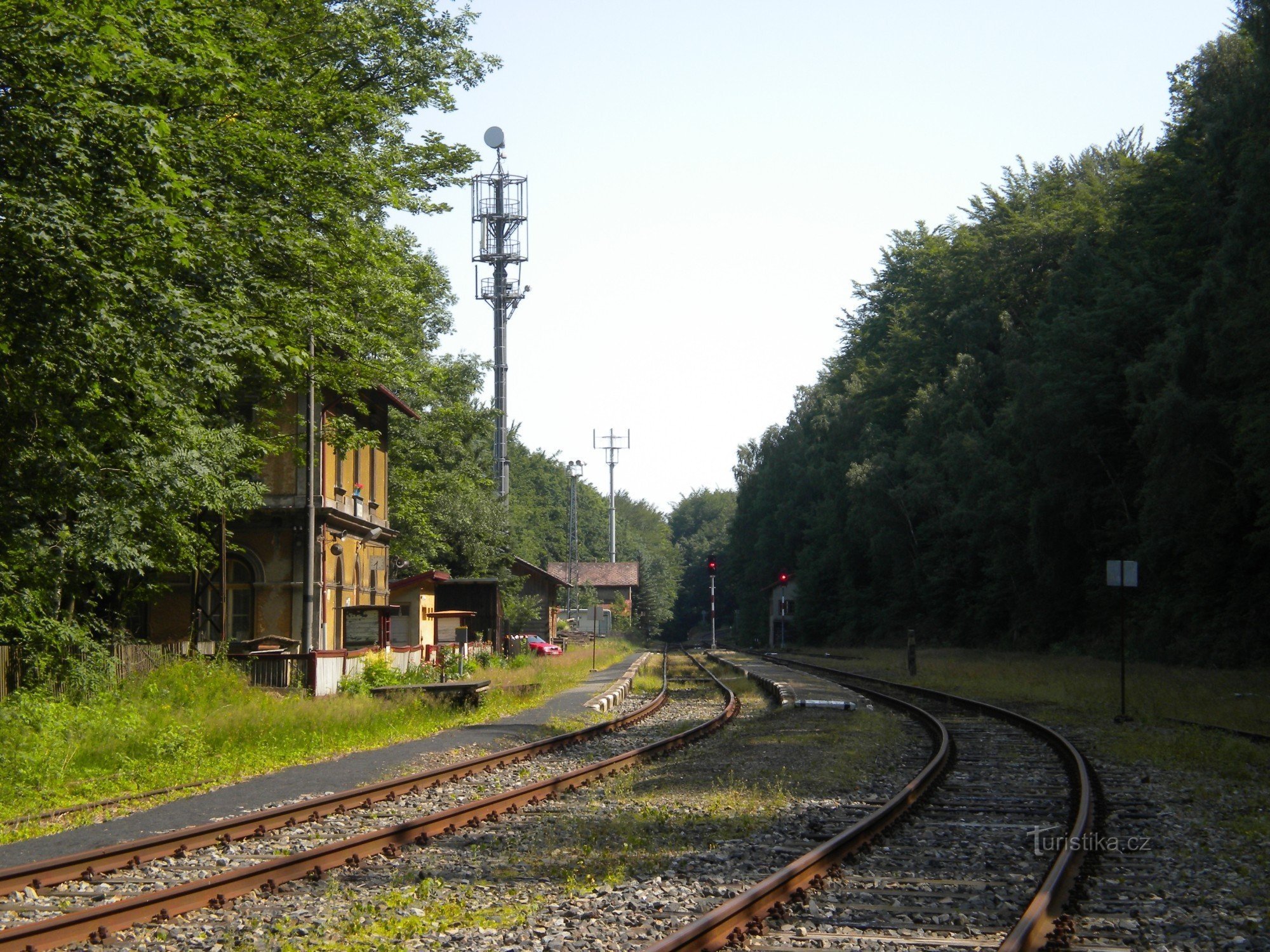 Headland railway station Dubí