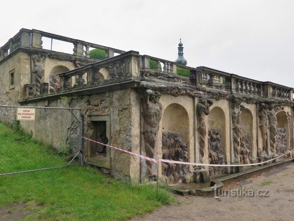 geschlossene Terrassen