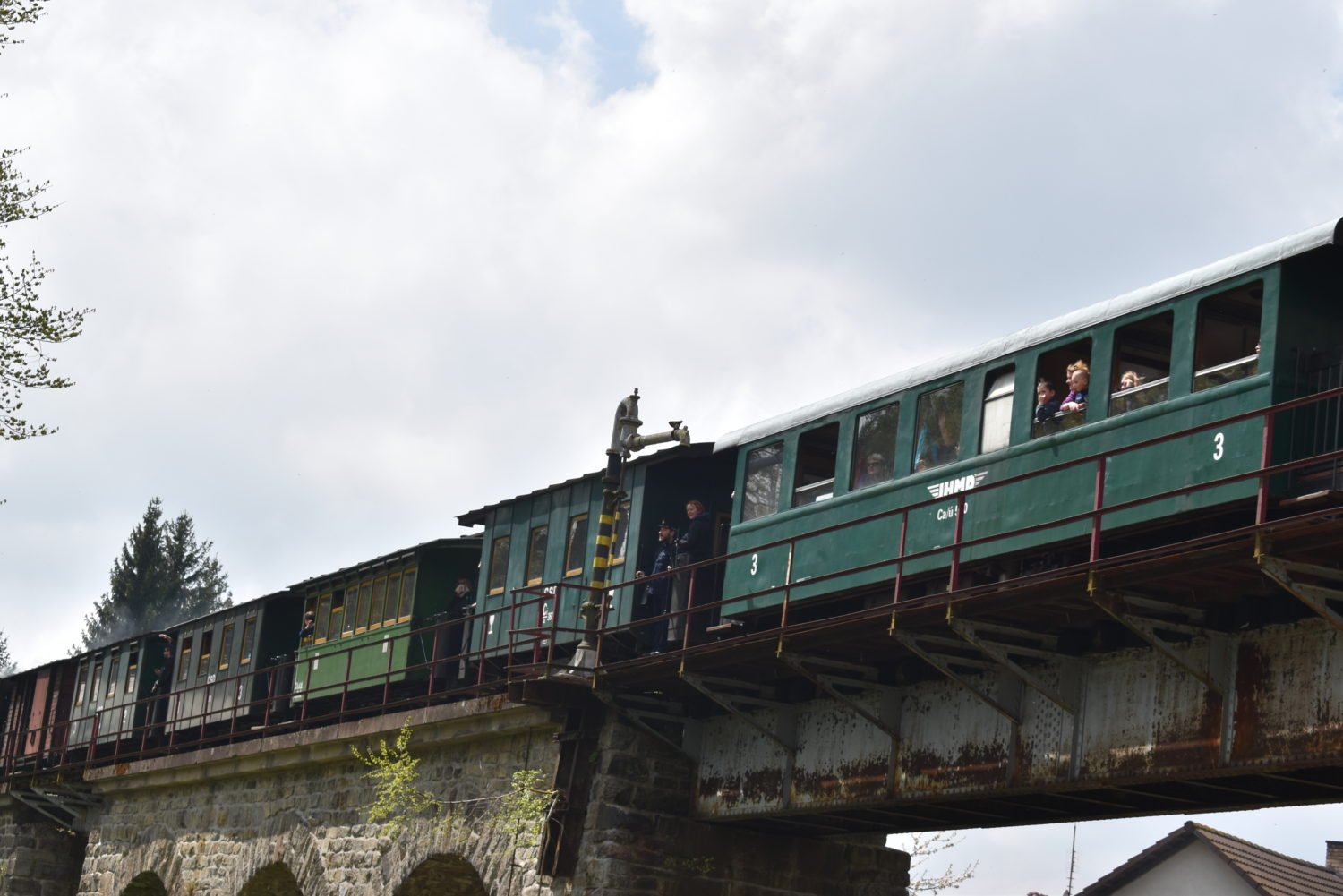 Calea ferată cu ecartament îngust în Jindřichov Hradec