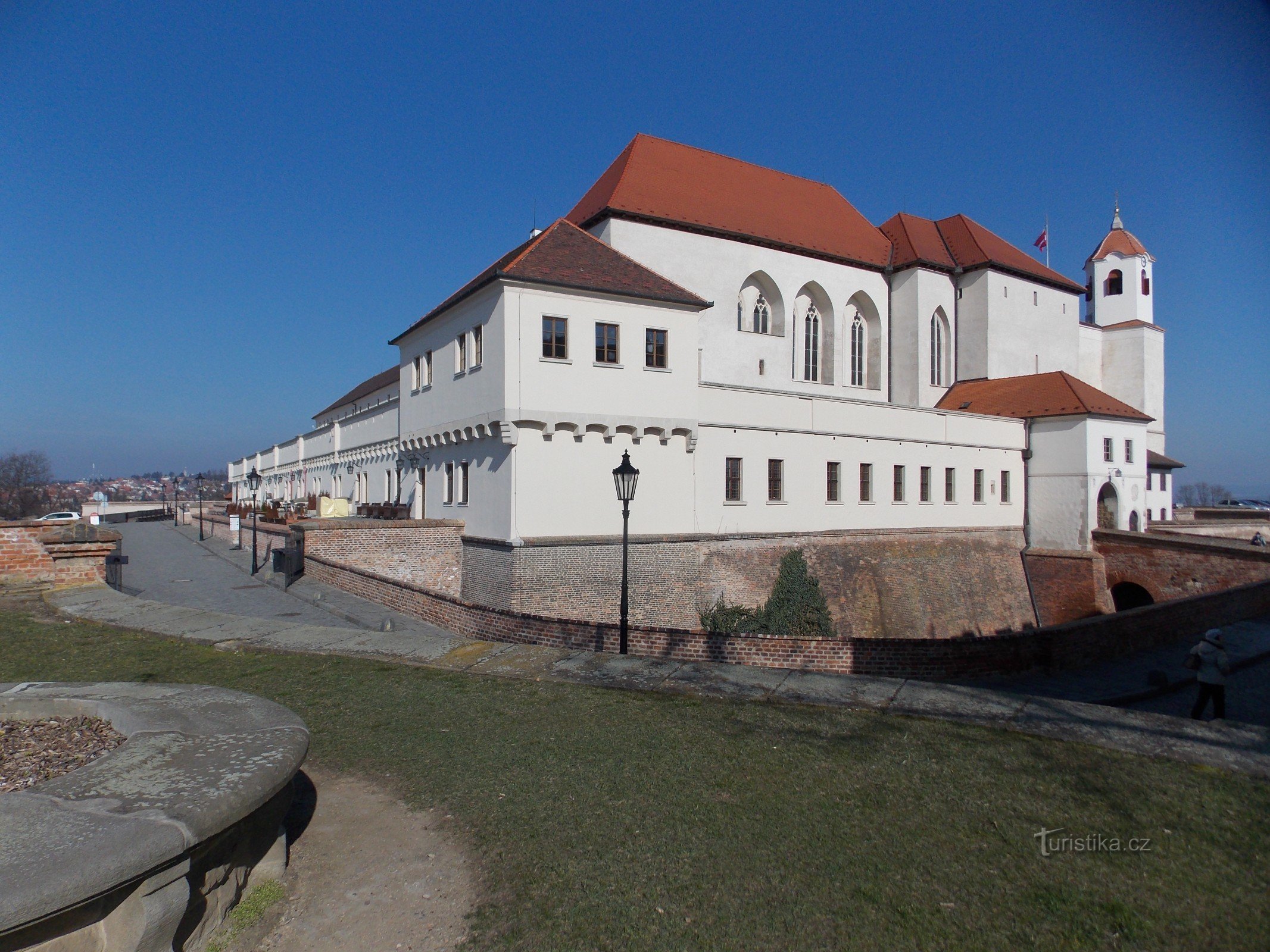 V Brně na hrad Špilberk