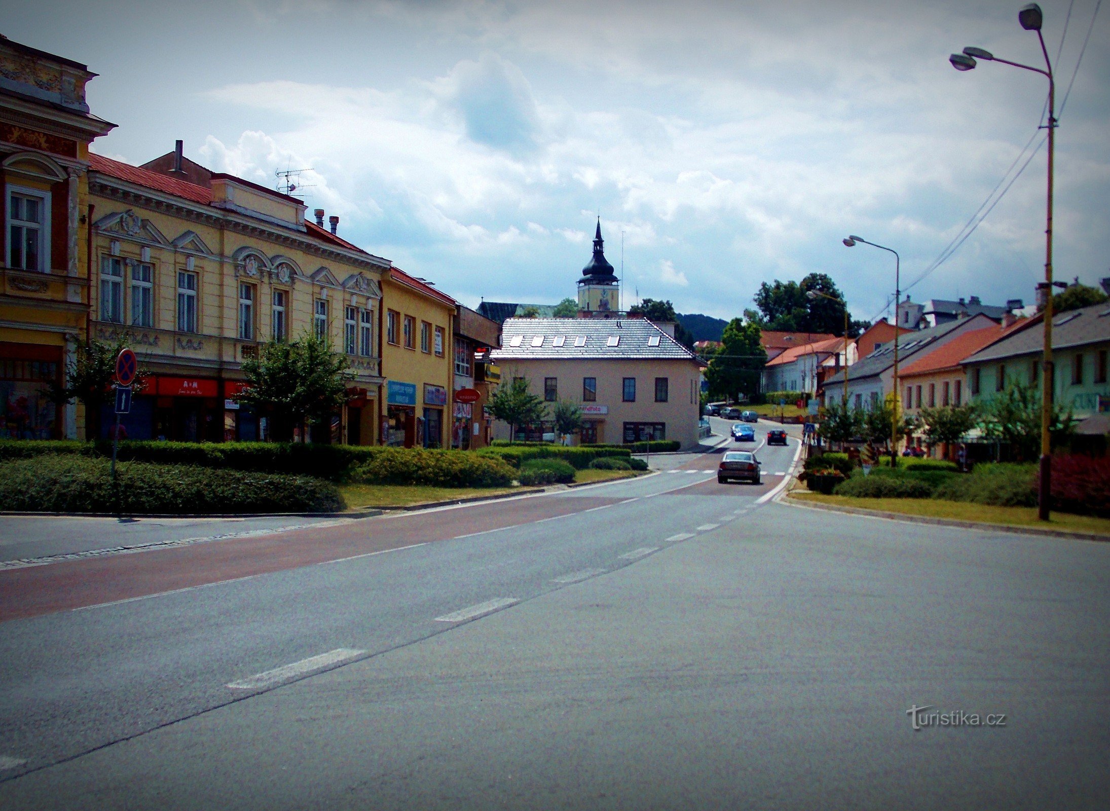 W centrum Vizovic