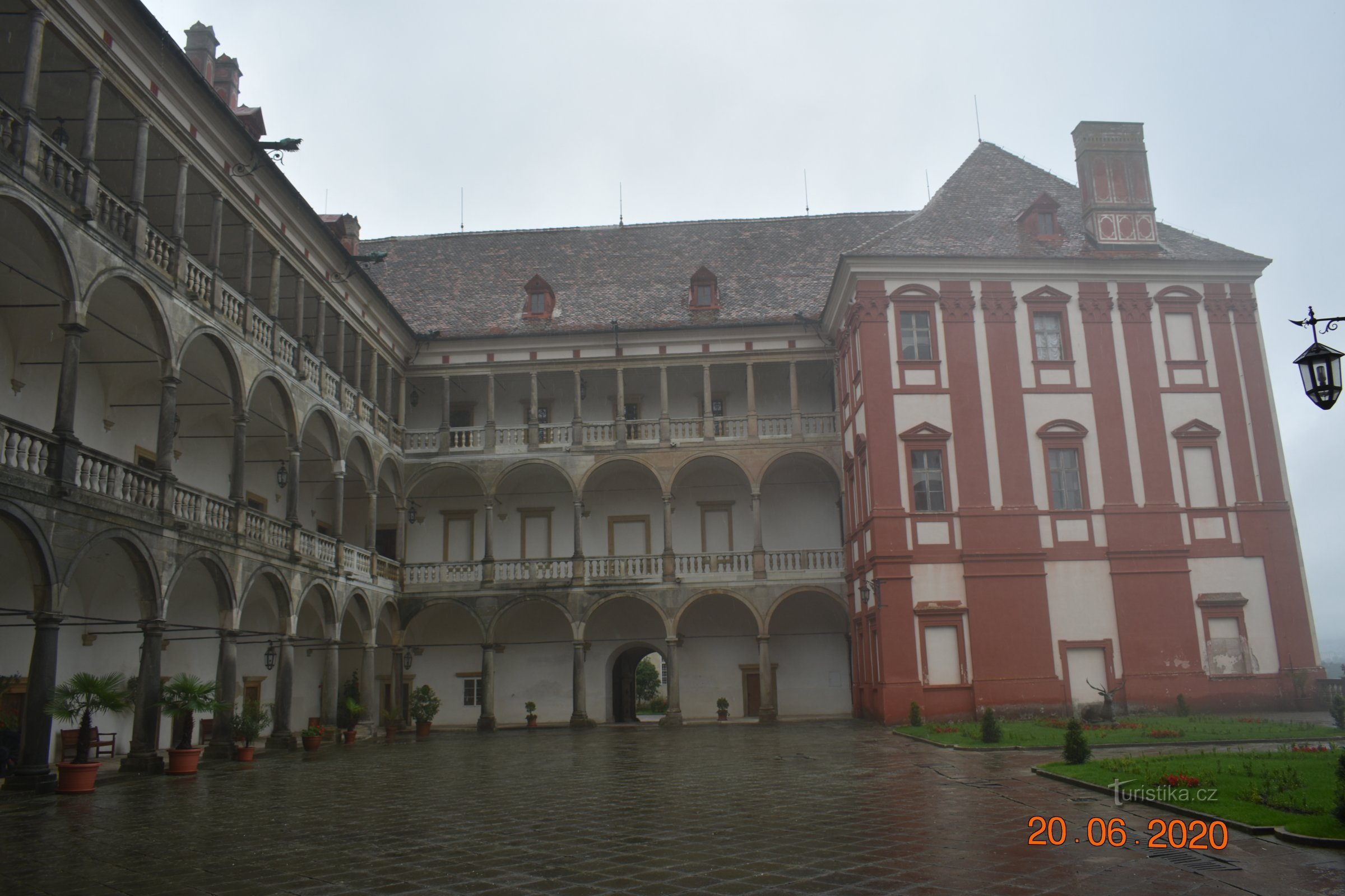 In the time of rains and masks to the castle Opočno