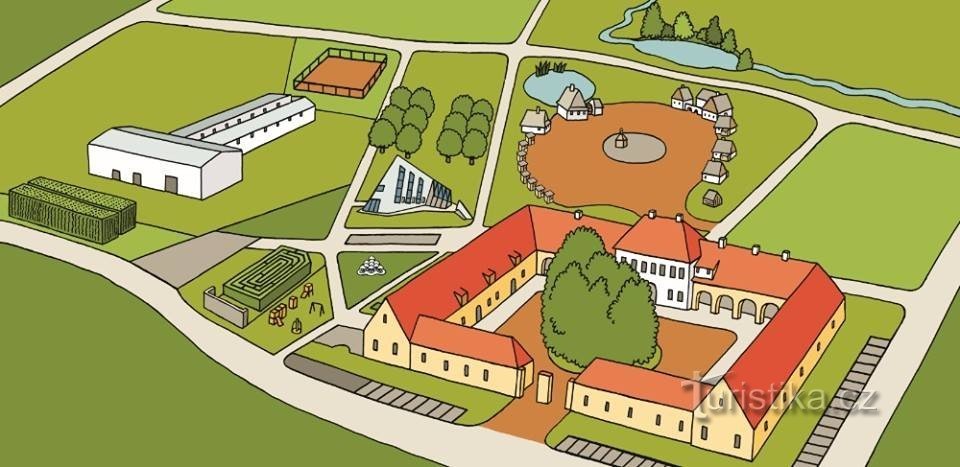 I Eden finder du Horácká vesnicka, Manský dvůr, et bryggeri eller måske en Ecopavilon