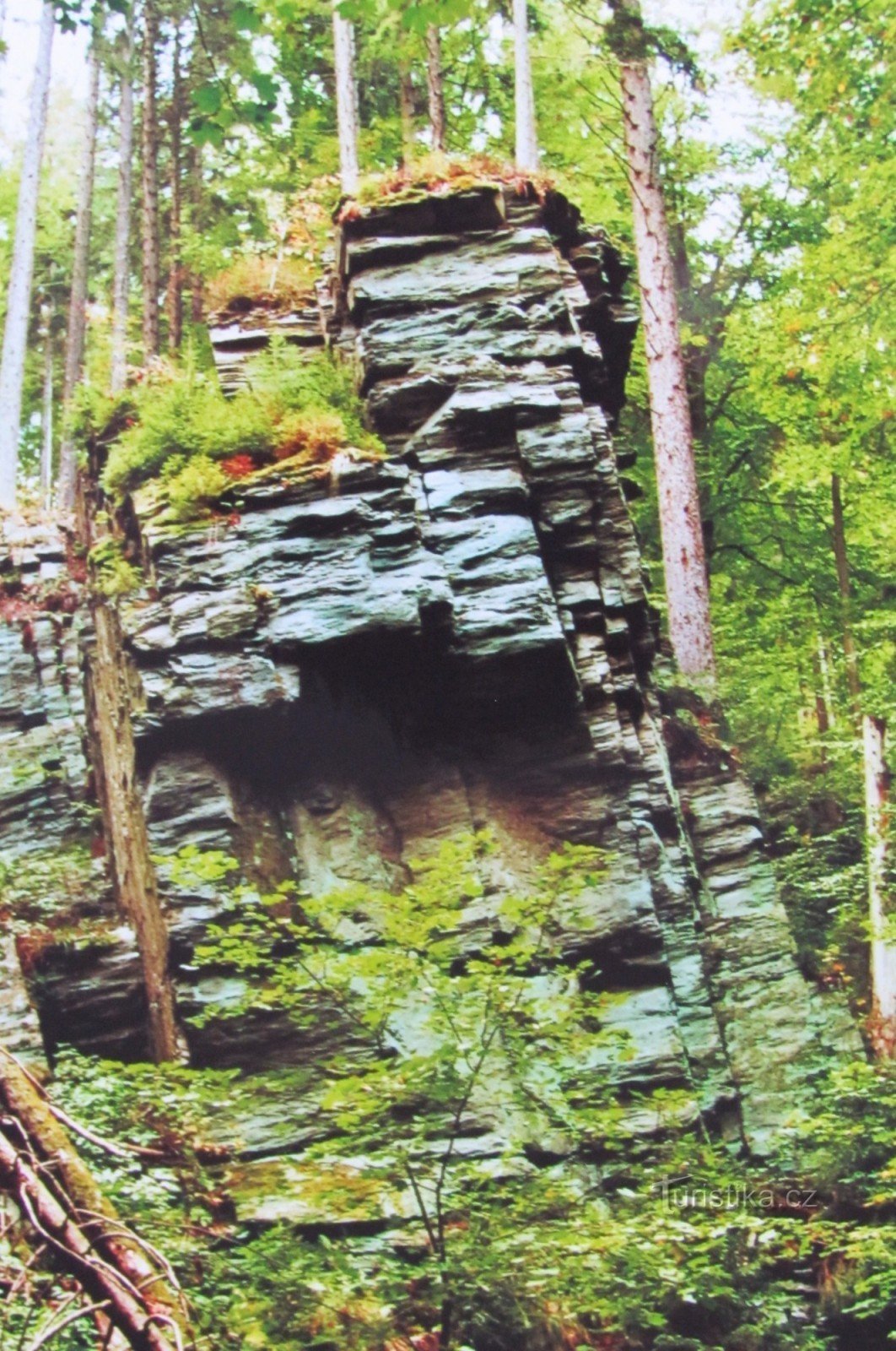 In Jeseníky together for the first time (2006) - 1.Rešovské waterfalls and Špičák near Dobřečova