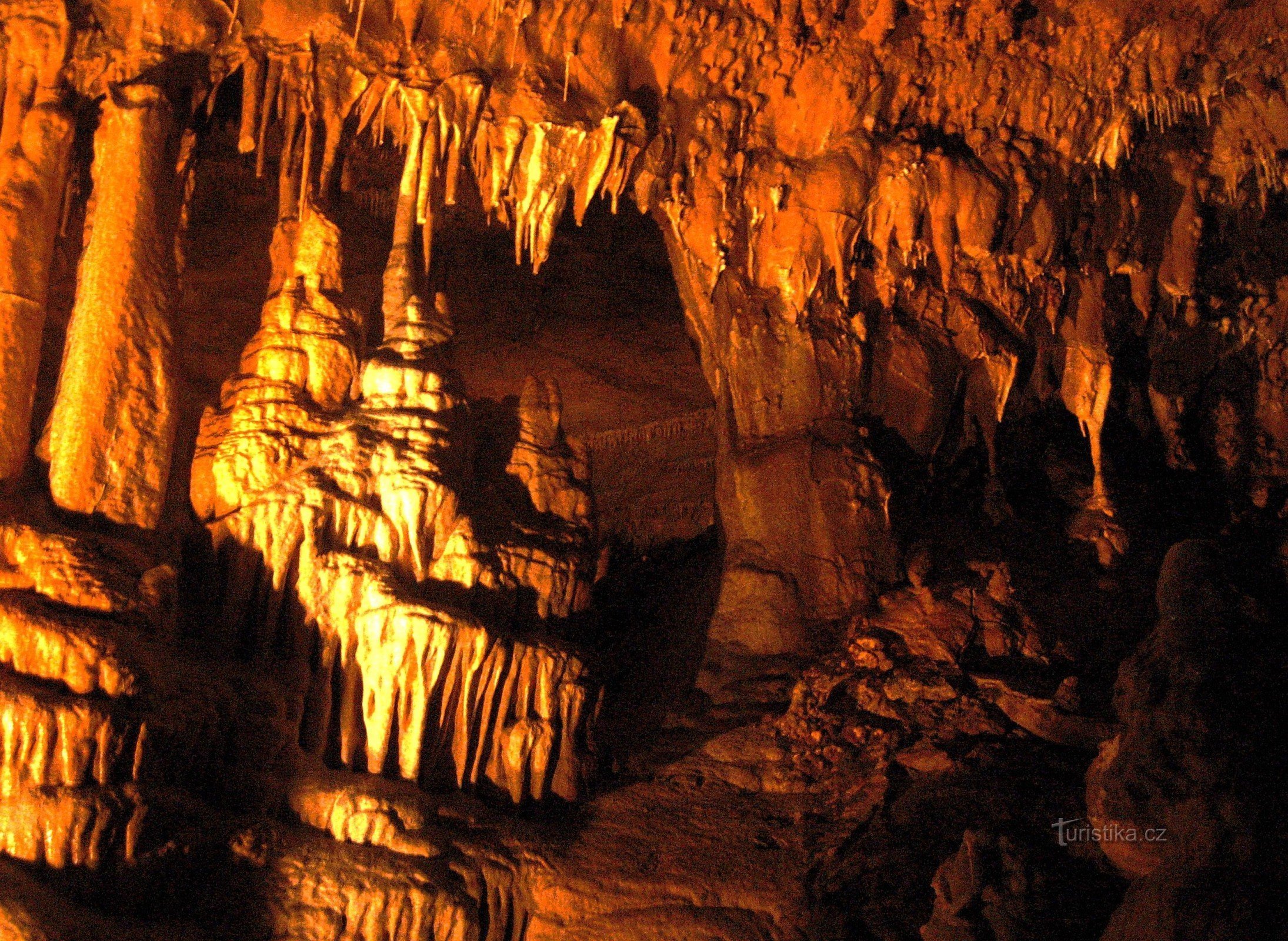 en las cuevas de Javoříčko