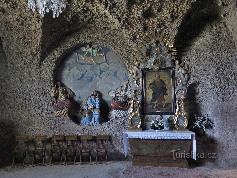 in the Garden of Gethsemane chapel