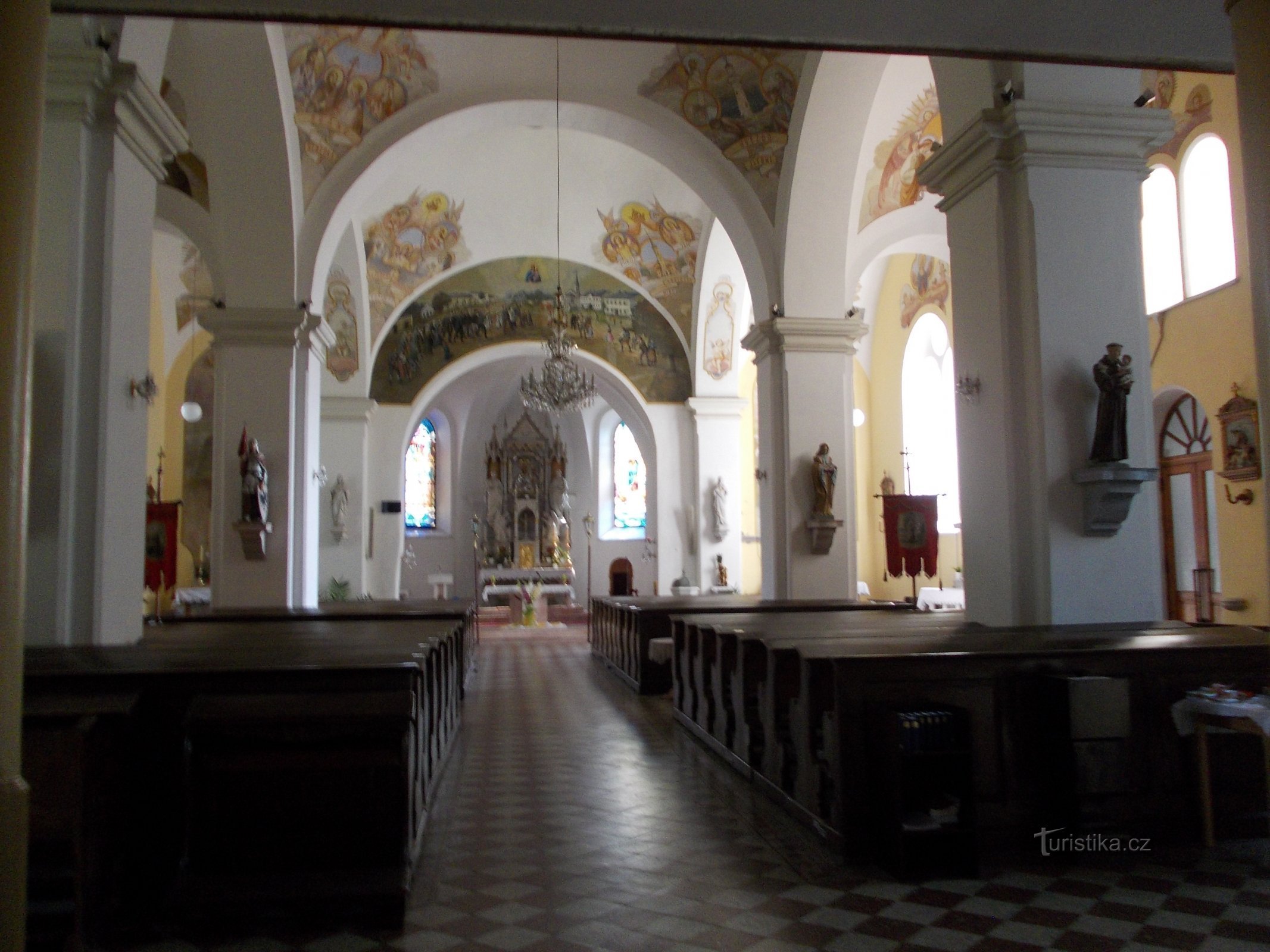 in de kerk