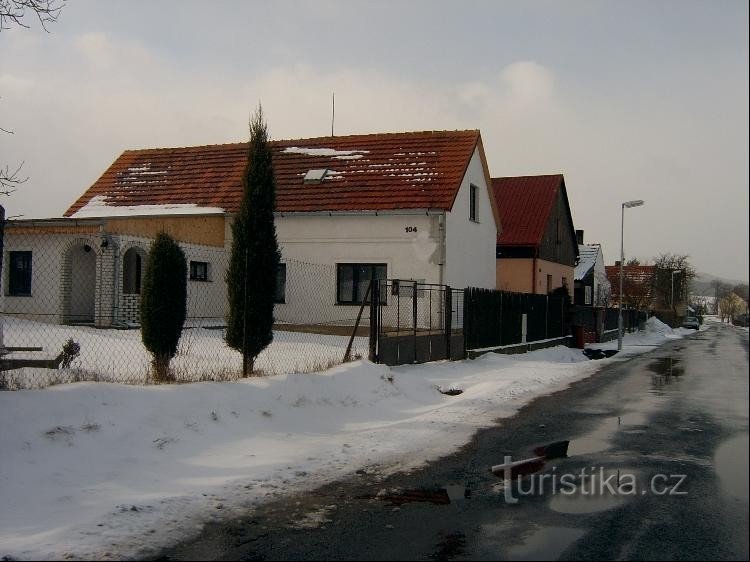 Im Dorf Podbořanský Rohozec