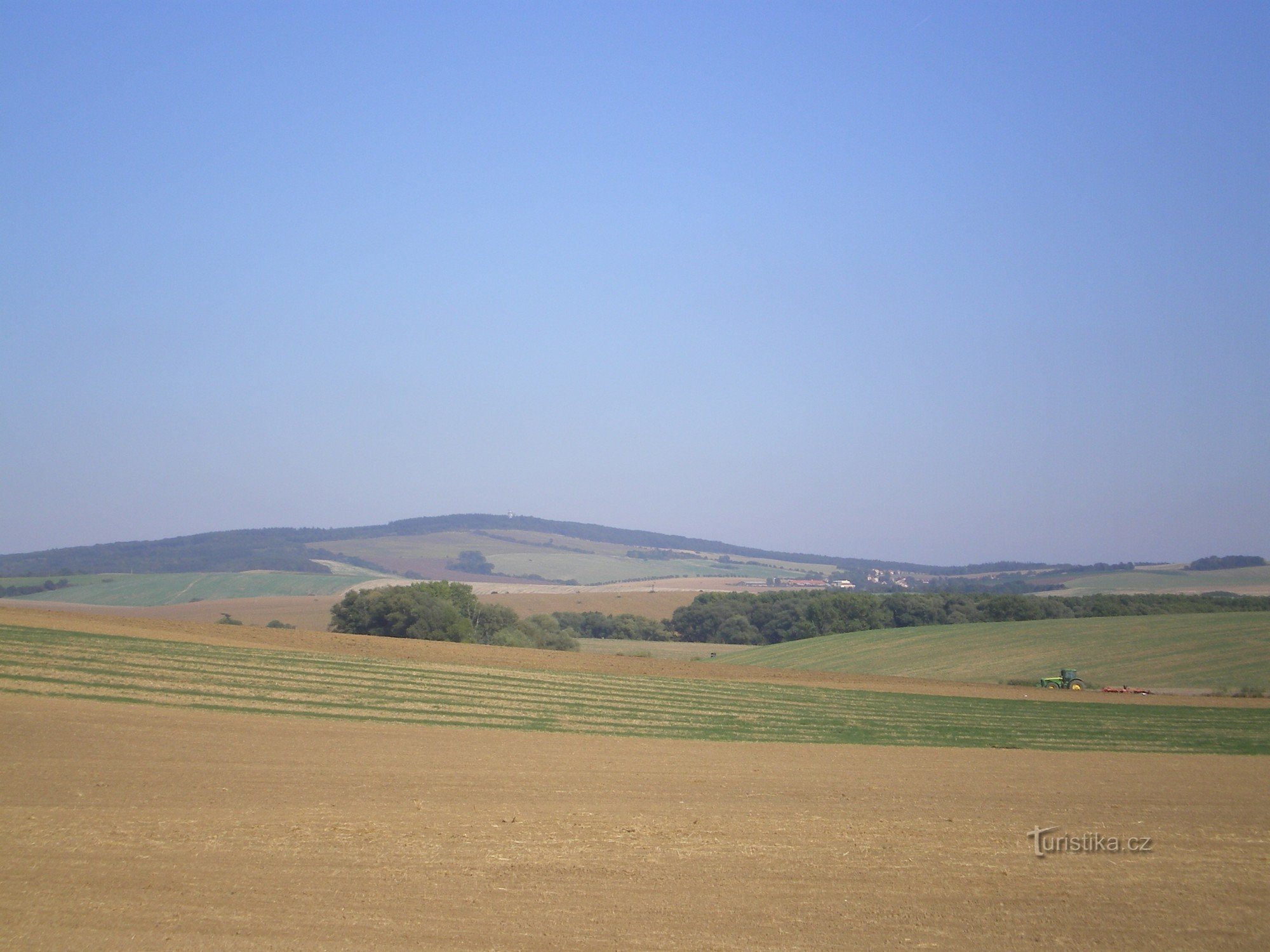 Taustalla Orlovická vrchovina