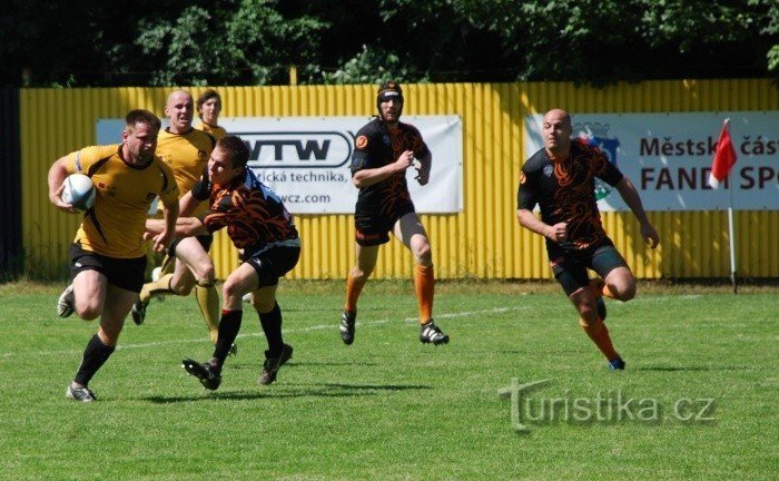 In rugby hebben Praagse spelers de meeste kampioenstitels in de geschiedenis van dit spel in Tsjechië