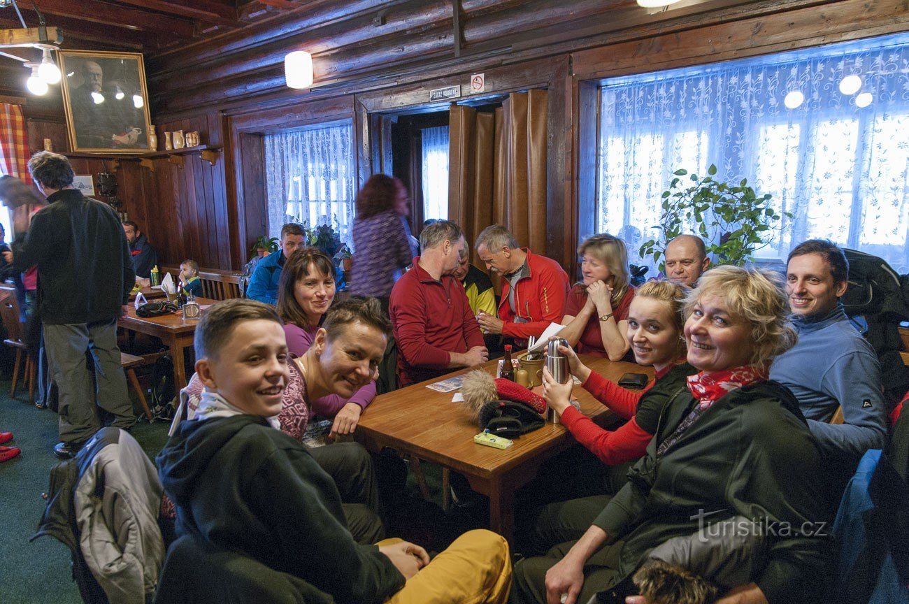 Em uma reunião amigável em Masaryčka