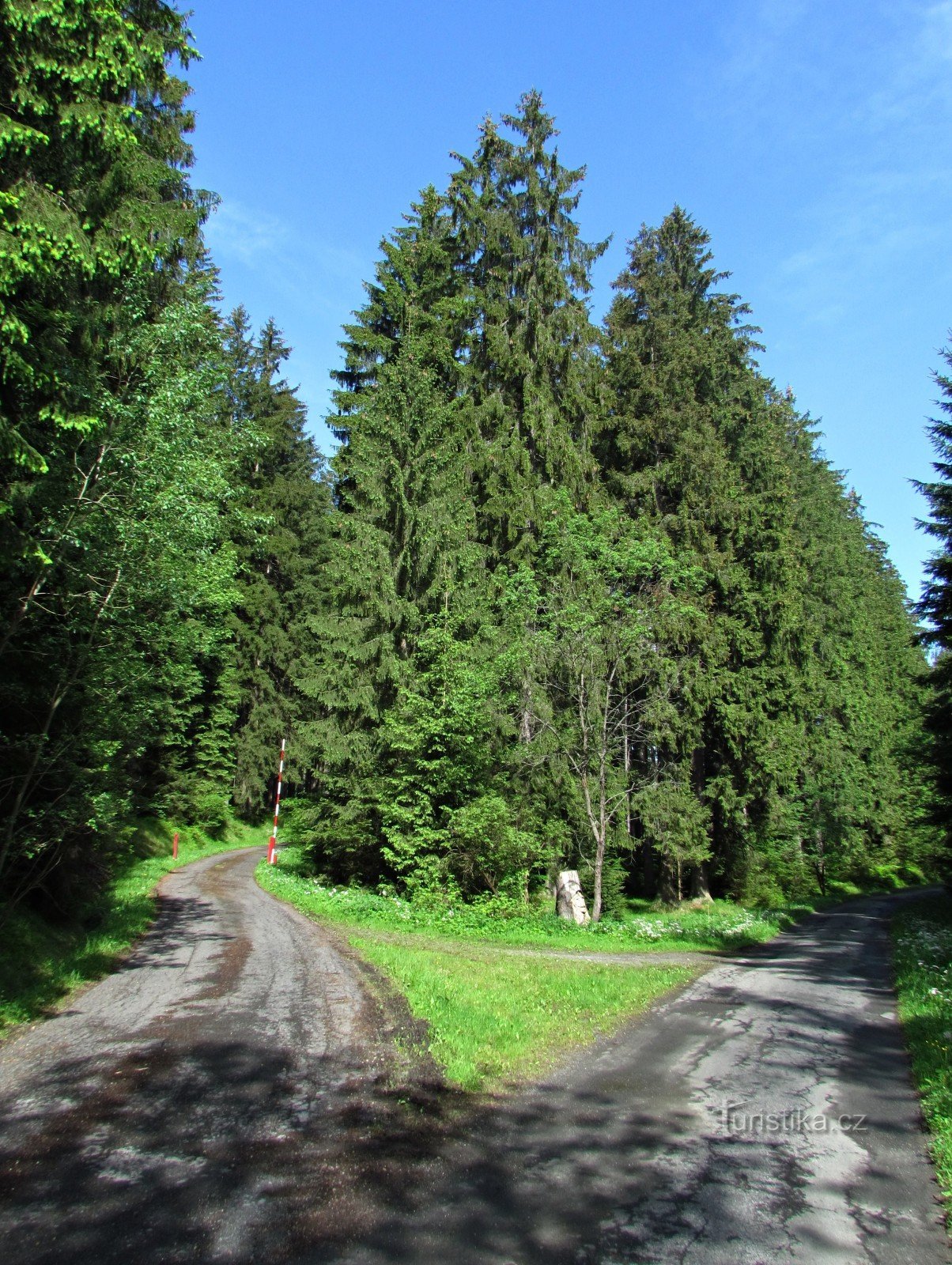 In de Černá Opava-vallei bij Drakov