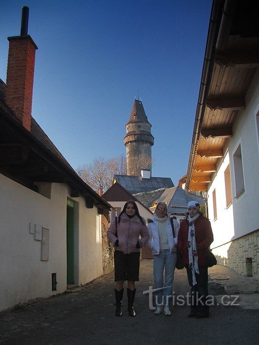 In the streets of Štramberka