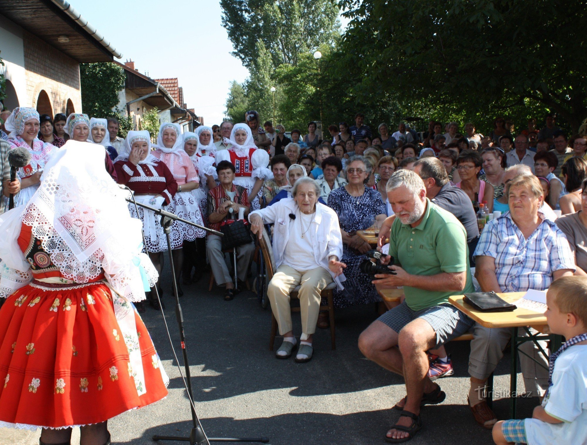 Vacenovice tapaaminen rouva Dana Zátopkován kanssa