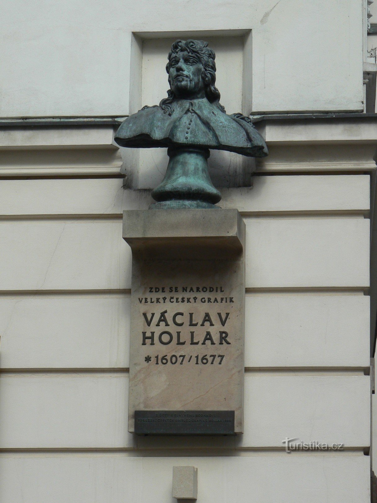 Doprsni kip Václava Hollarja