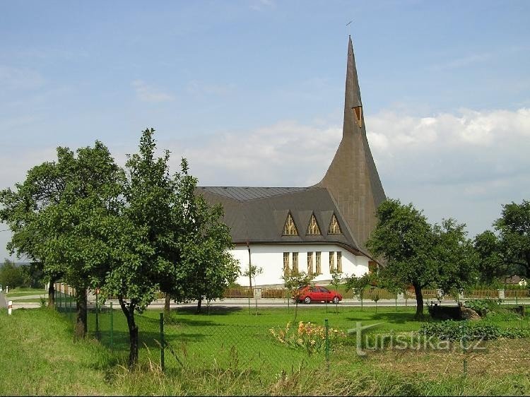Václavovice: Václavovice - nieuwe kerk