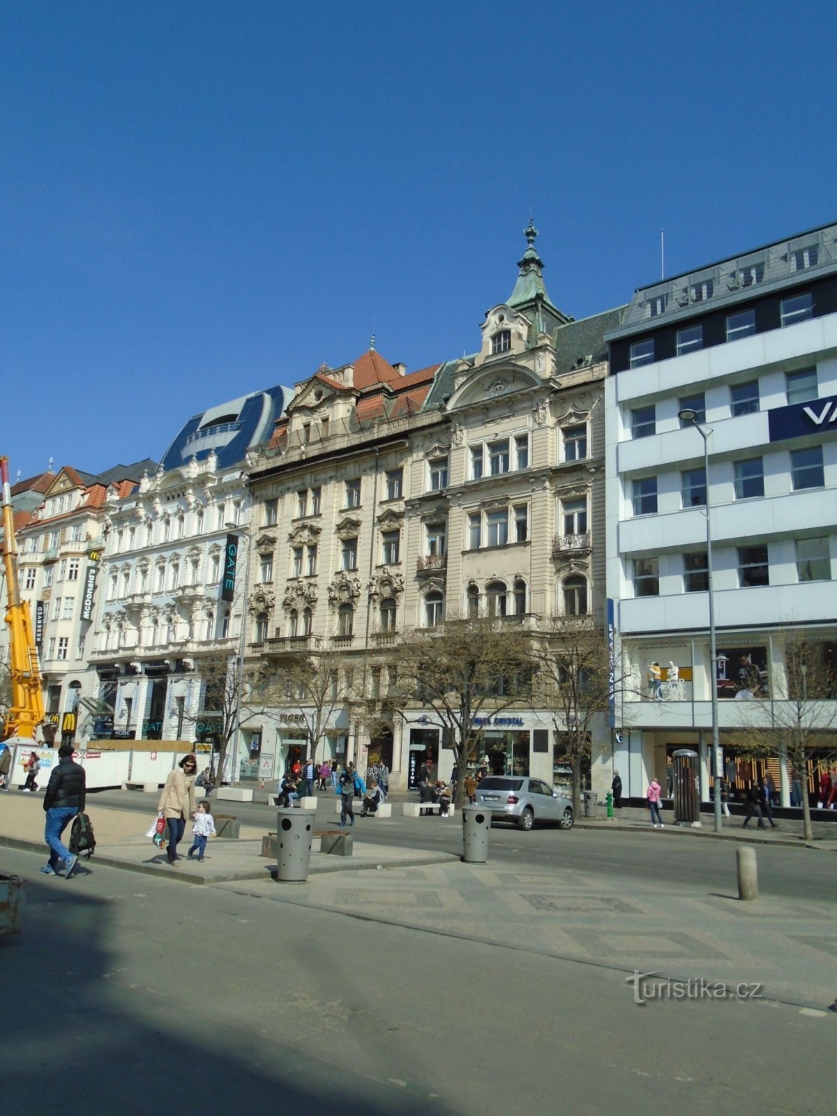 Place Venceslas n° 835 (Prague, 1.4.2019er avril XNUMX)