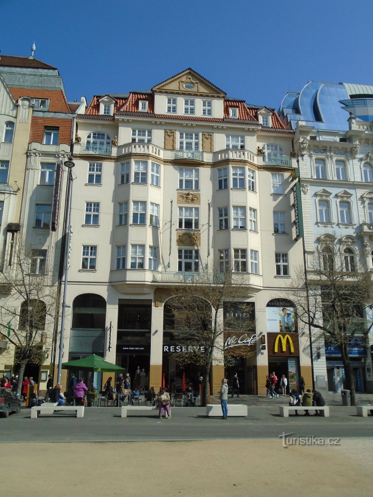 Place Venceslas n° 838 (Prague, 1.4.2019er avril XNUMX)