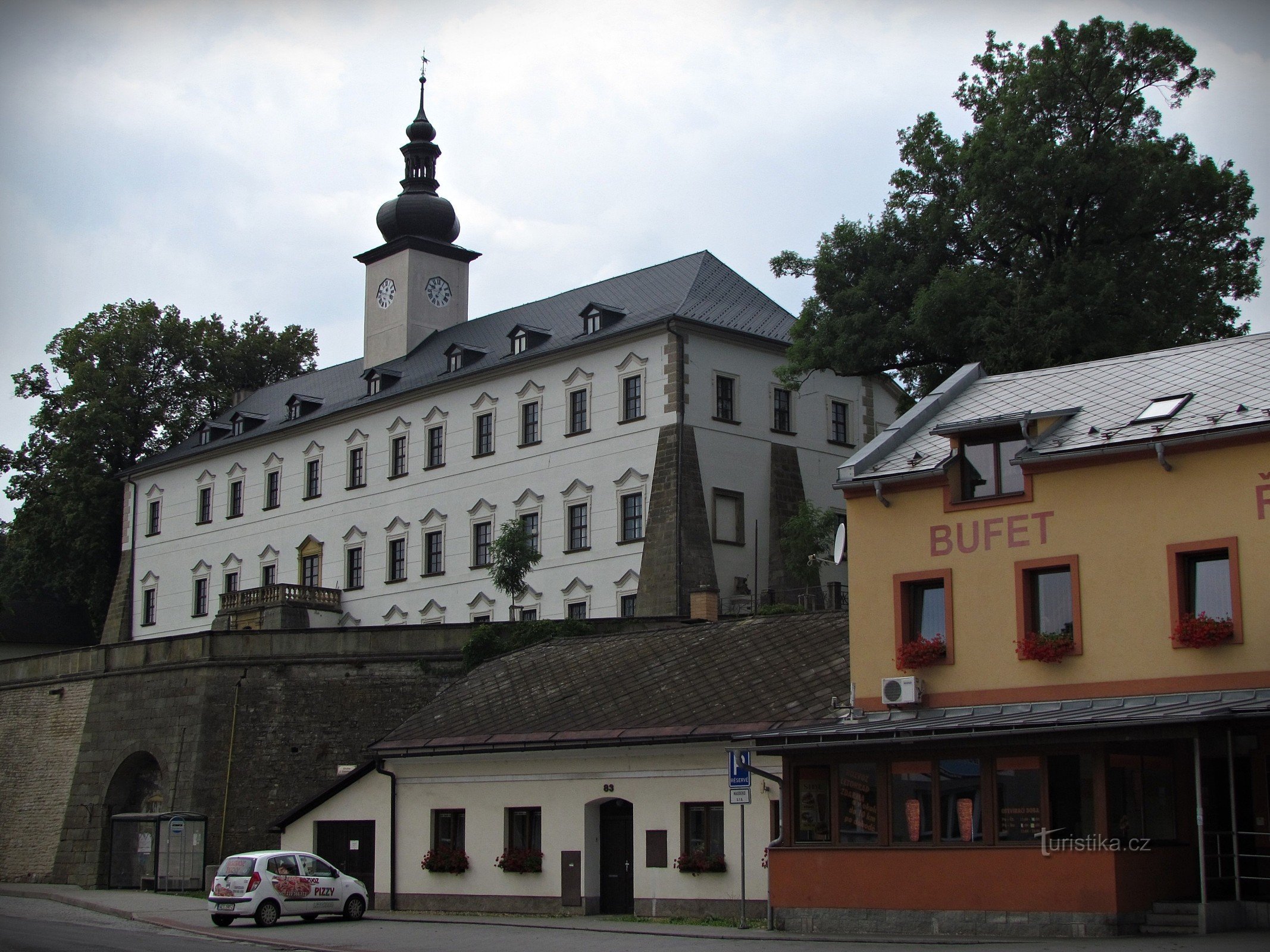 Wenceslas Square in Letohrad