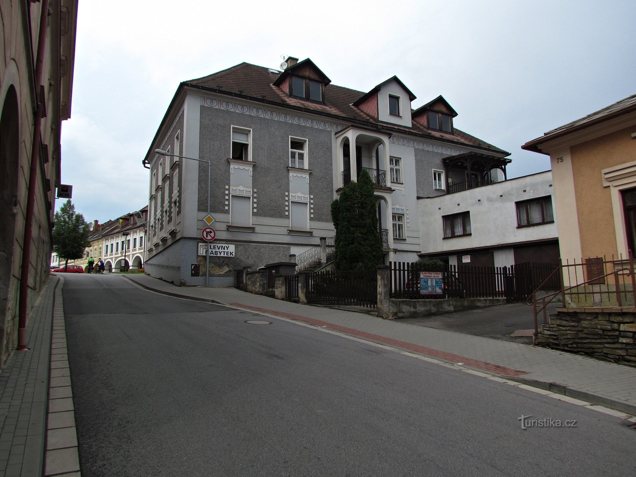 Wenceslas Square in Letohrad