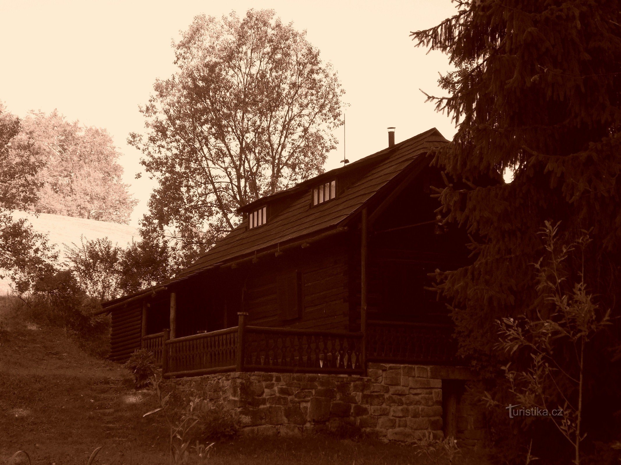 Walachische Hütte in Košařisk bei Držková