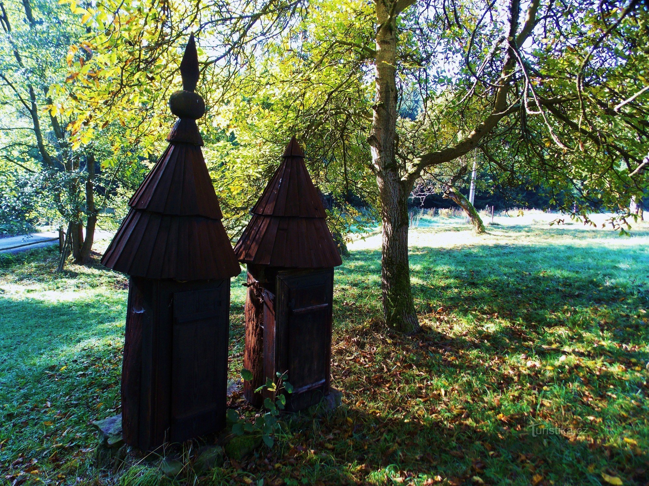 Cottage valacco a Košařisk vicino a Držková