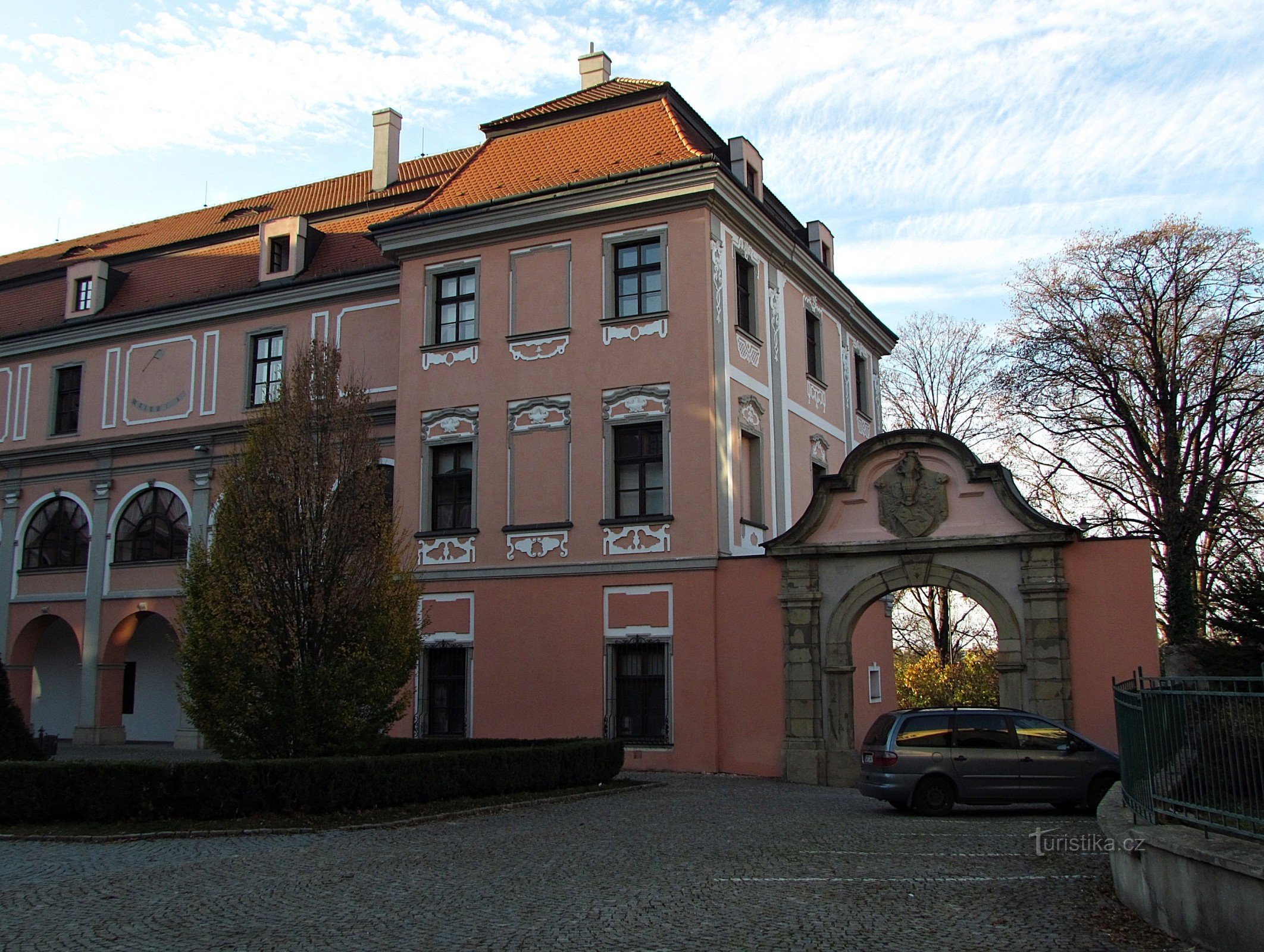 Valašské Meziříčí - Žerotín castle in the city center